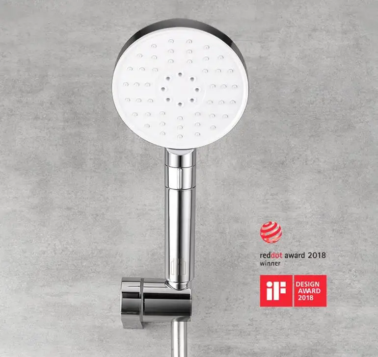 Xiaomi Dabai Handheld Shower Head hose Lifting rod Set 3 in 1 360 Degree 120mm 53 Water Hole with PVC Powerful Massage Shower (13)