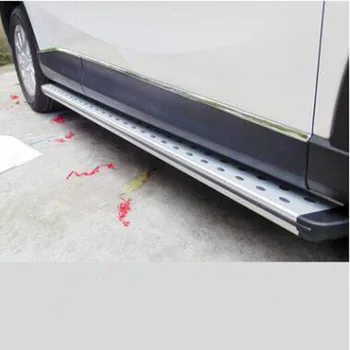 

For Mazda CX-5 2015 2PCS High Quality Stainless Steel Car Exterior Door Body Trim Molding Cover Trim Car Styling Accessories