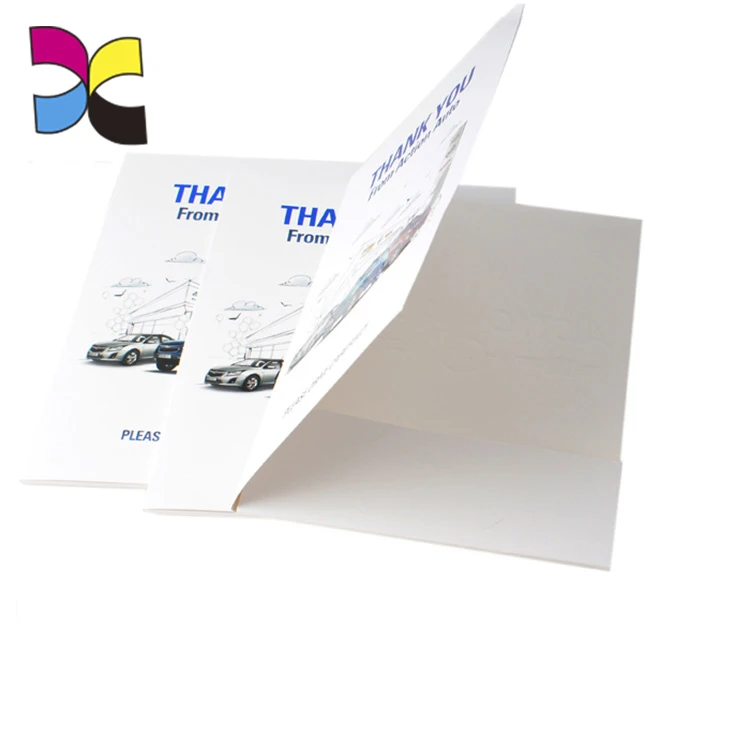 

Business Custom own logo promotional office student use paper presentation folder paper A4 size folder