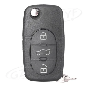 

3 Buttons folding Key Shell For Audi A2 A4 2000-05 & A8 1994-2003 remote Case