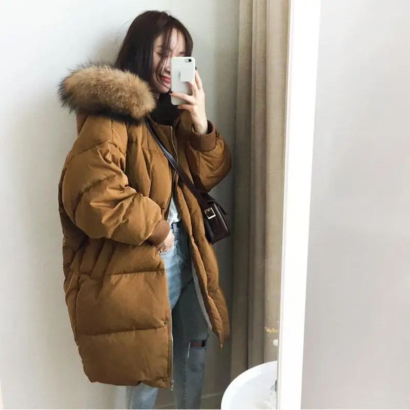 Casacos женское Inverno зимние куртки Toyouth ультра легкий пуховик однобортный Женская