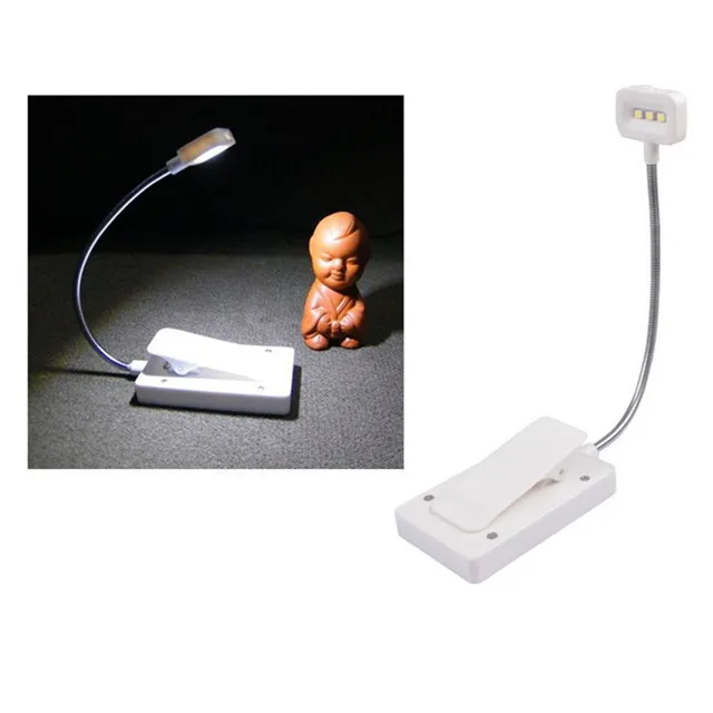 Flexible Desktop Reading Lamp 3 Led Desk Solar Table Flexible Desktop Reading Lamp 3 Led Desk Solar Table Light Portable Clip On Book
