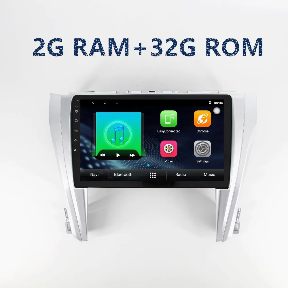 

Quad core 2G+32G car Android GPS navigation Multimedia Player for toyota camry 2015 with stereo radio BT WIFI FM Map Video