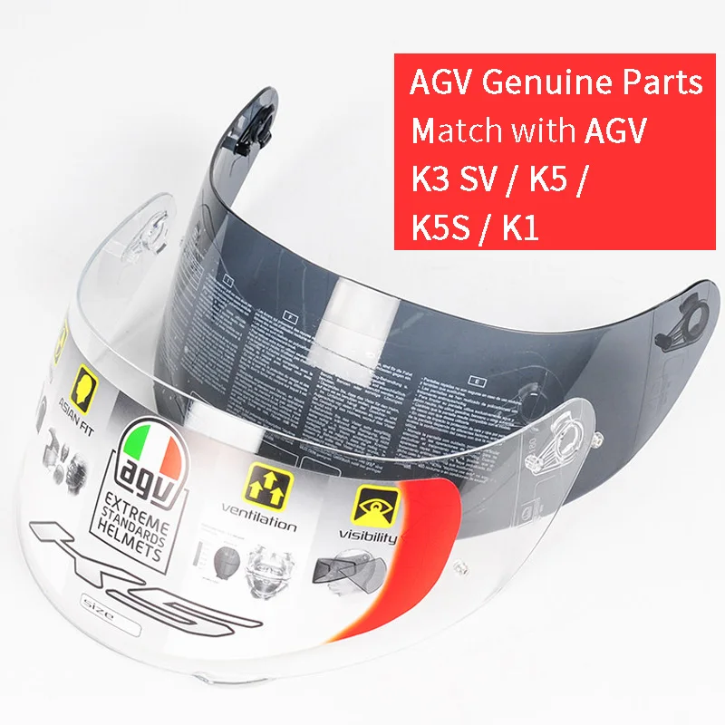 Оригинальный AGV объектив мотоциклетный шлем K3SV K5S козырек полное лицо Щит чехол
