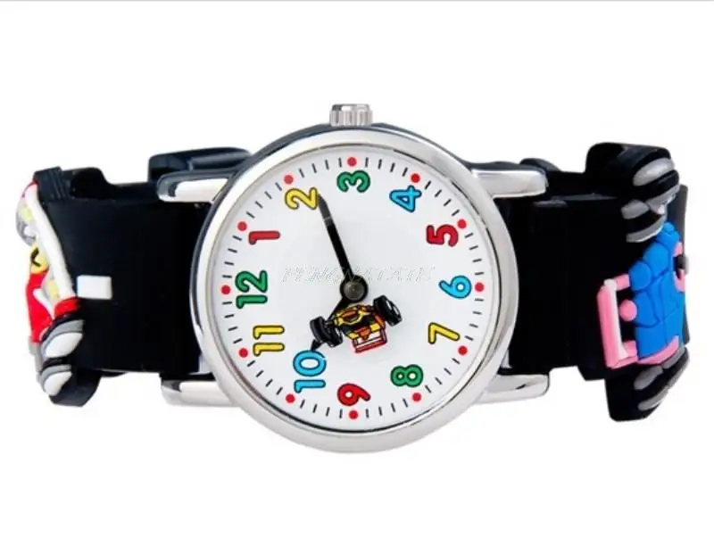 WILLIS Модные Детские Кварцевые часы мультфильм 3D часы яркий цвет стильные аналоговые картинг желе водонепроницаемые часы PENGNATATE