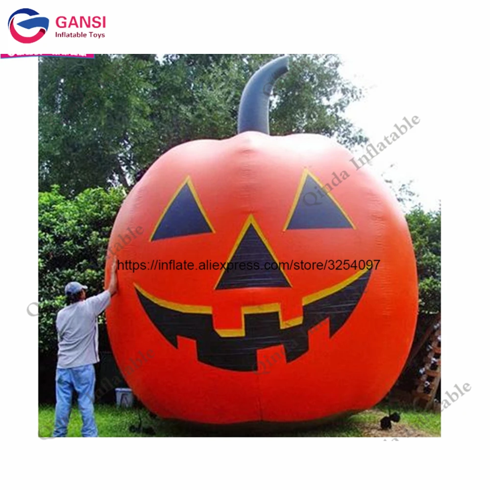 2018 New Design Commercial Used 3M Height Halloween Inflatable Pumpkin For Advertising