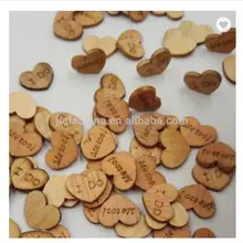 Сердце Конфетти Свадебные деревянные части для поделок