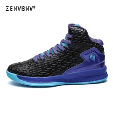 Zenvbnv, женские и мужские баскетбольные кроссовки для спорта, Мужские дышащие мужские кроссовки на шнуровке, новинка, брендовая обувь для пар