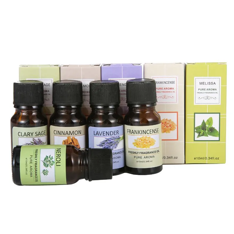 

10ML 12 Flavor Tea Tree Lavender Patchouli Oil Essential Oil for Diffuser Aromatherapy Oil Pure Aroma Oil Help Sleep TSLM2 kdcw1