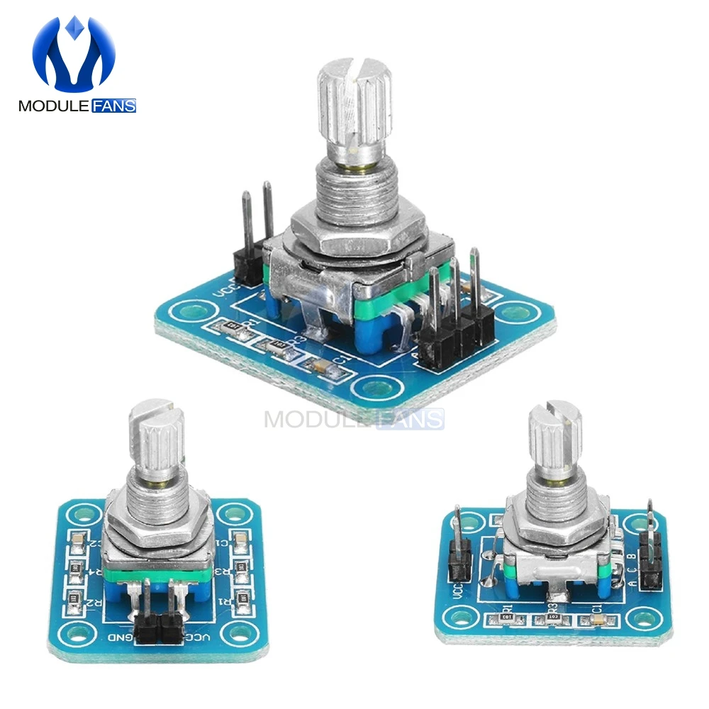 360 derece döner kodlayıcı modülü Arduino için kodlama modülü kurulu DC 5V 0.5mA 5mA sinyal Oupput Diy kiti anahtarı