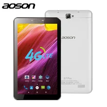 Aoson S7 PRO 7 inch 4G LTE SIM CARD tablet 8GB ROM HD IPS Screen Android 6.0 mobile Phone Call Tablets Quad Core Dual Camera GPS