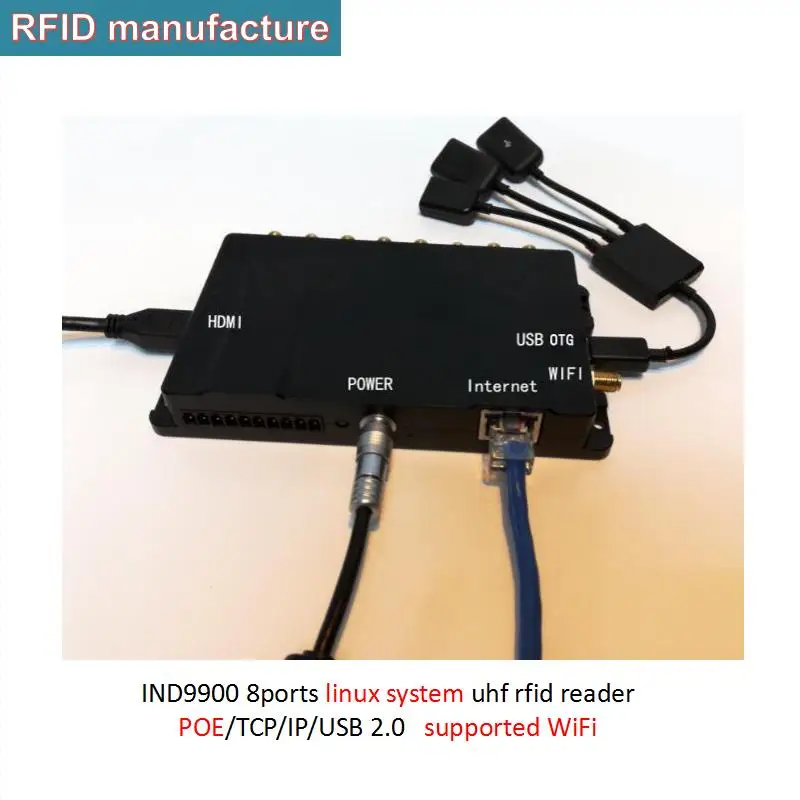 UHF rfid reader чип INDY Impinj R2000 linux system long range supoort Java language GPIO интерфейс с рое технологией free