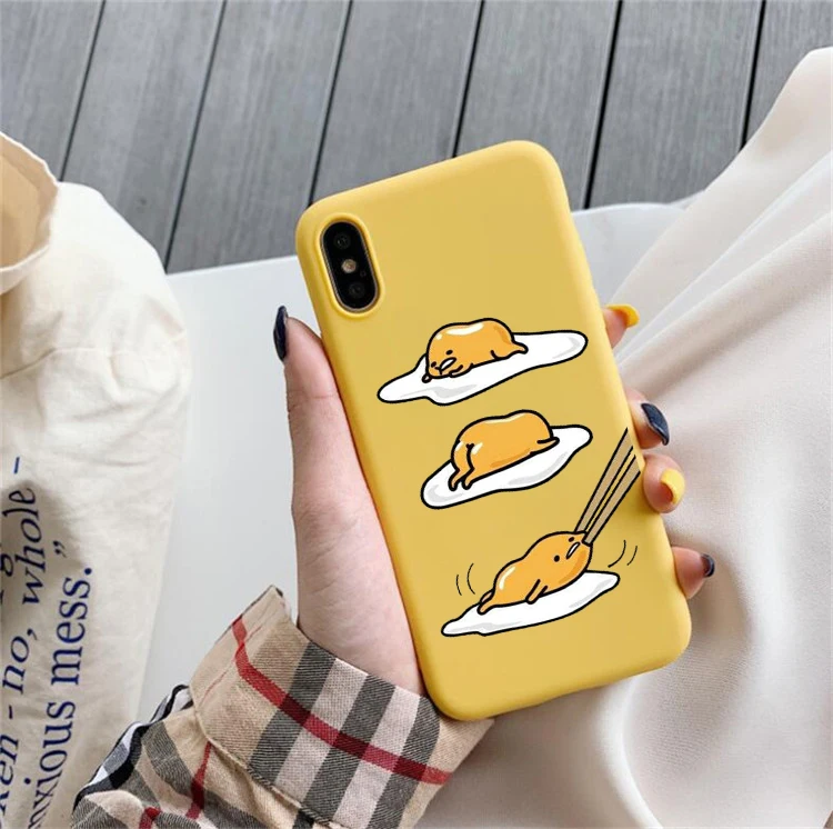 Милый Мягкий силиконовый чехол gudetama lazy egg для телефона huawei p30 pro lite p20 10 mate 20 honor 9