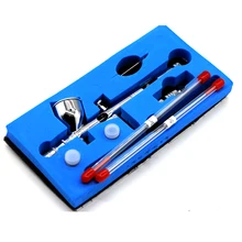 Аэрограф Двойного действия, воздушный набор, практичный Краскораспылитель, электроинструменты для коммерческих тортов, ногтей, краски для автомобиля 0,2/0,3/0,5 мм