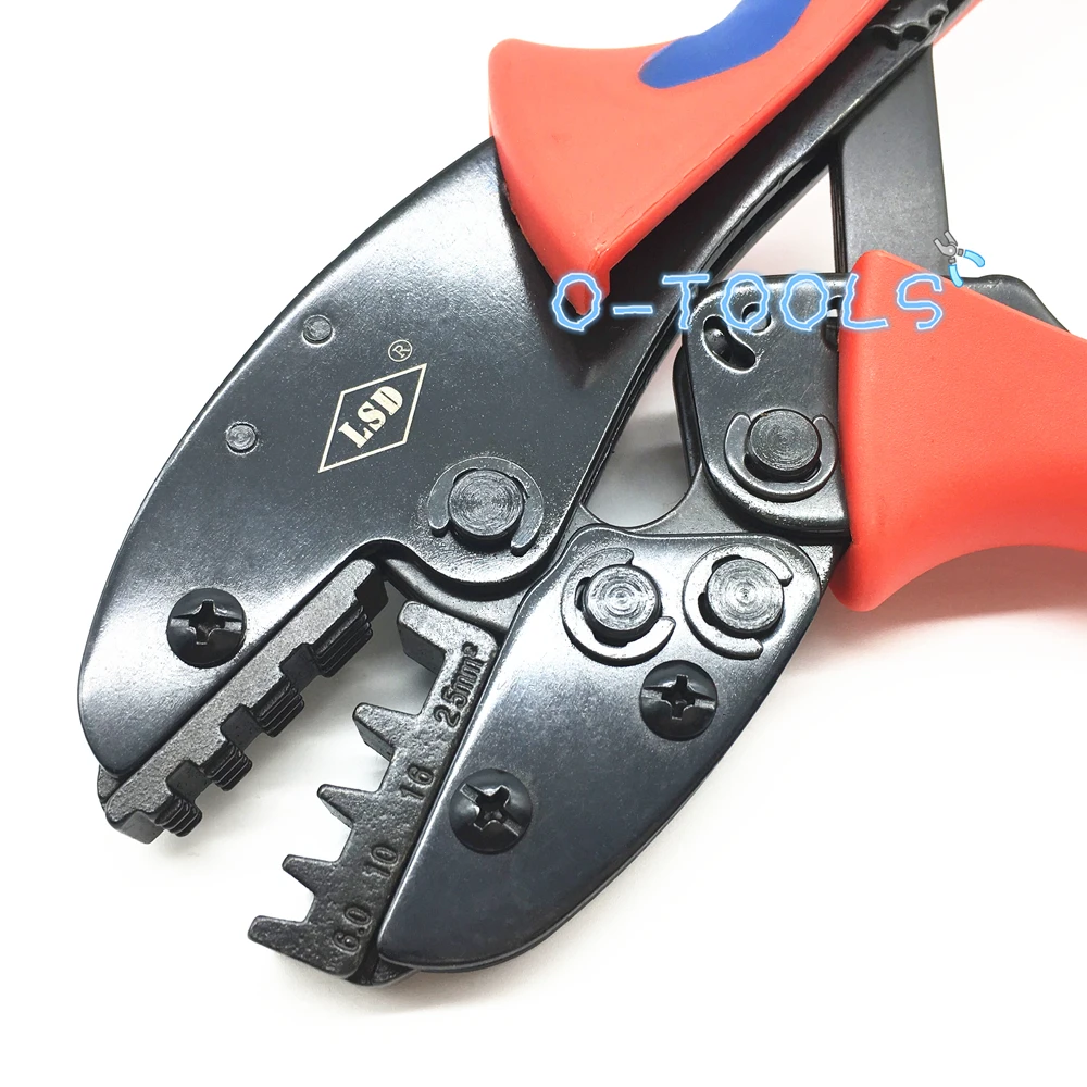 Copper bootlace cable ferrule crimper tool pliers S-0625WF wire cord-end sleeves hand crimping tools 6-25mm² 3