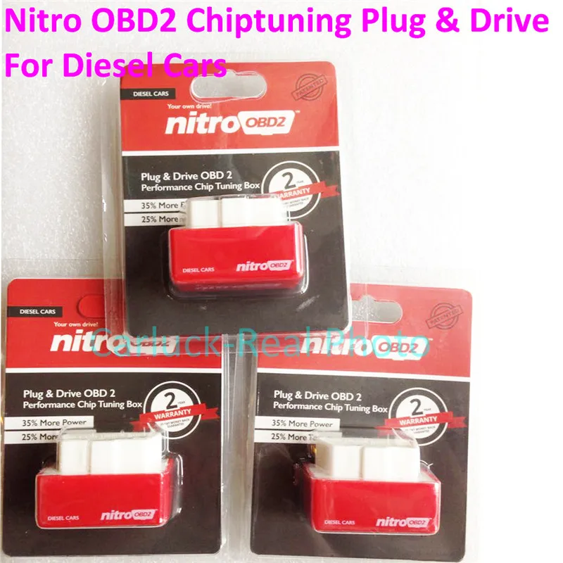 Мощный чип блок настройки Plug Drive NitroOBD2 дизельный Nitro OBD2 дизельный Интерфейс чип блок настройки интерфейс для дизельного автомобиля