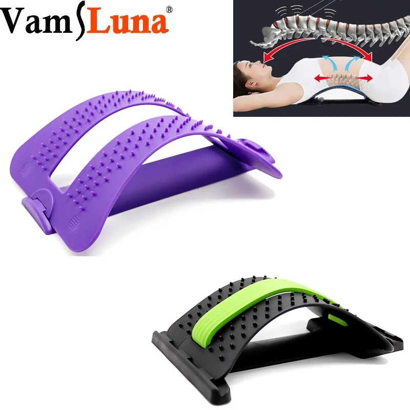 

Back Stretcher And Waist Relax Mate - Lumbar Stretching Device With 3 Levels Workout-Back Support