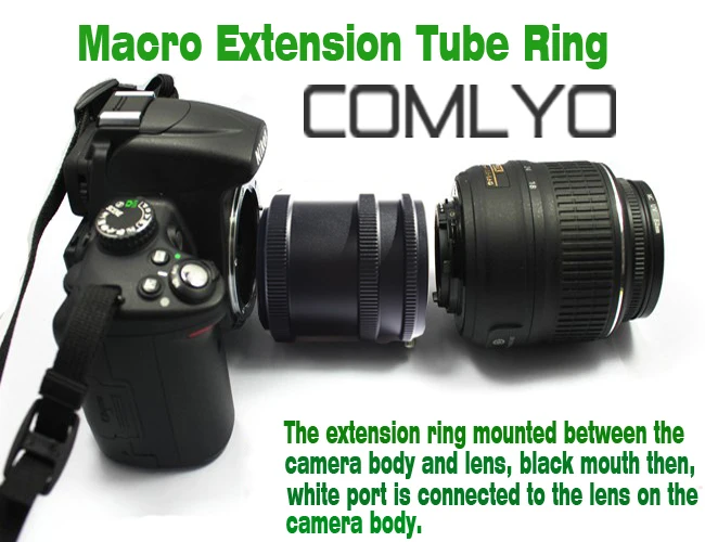 Brand New COMLYO lens adapter Extension Tube Macro Ring for M42 42mm Screw Mount Camera lens adapter Camera Accessories