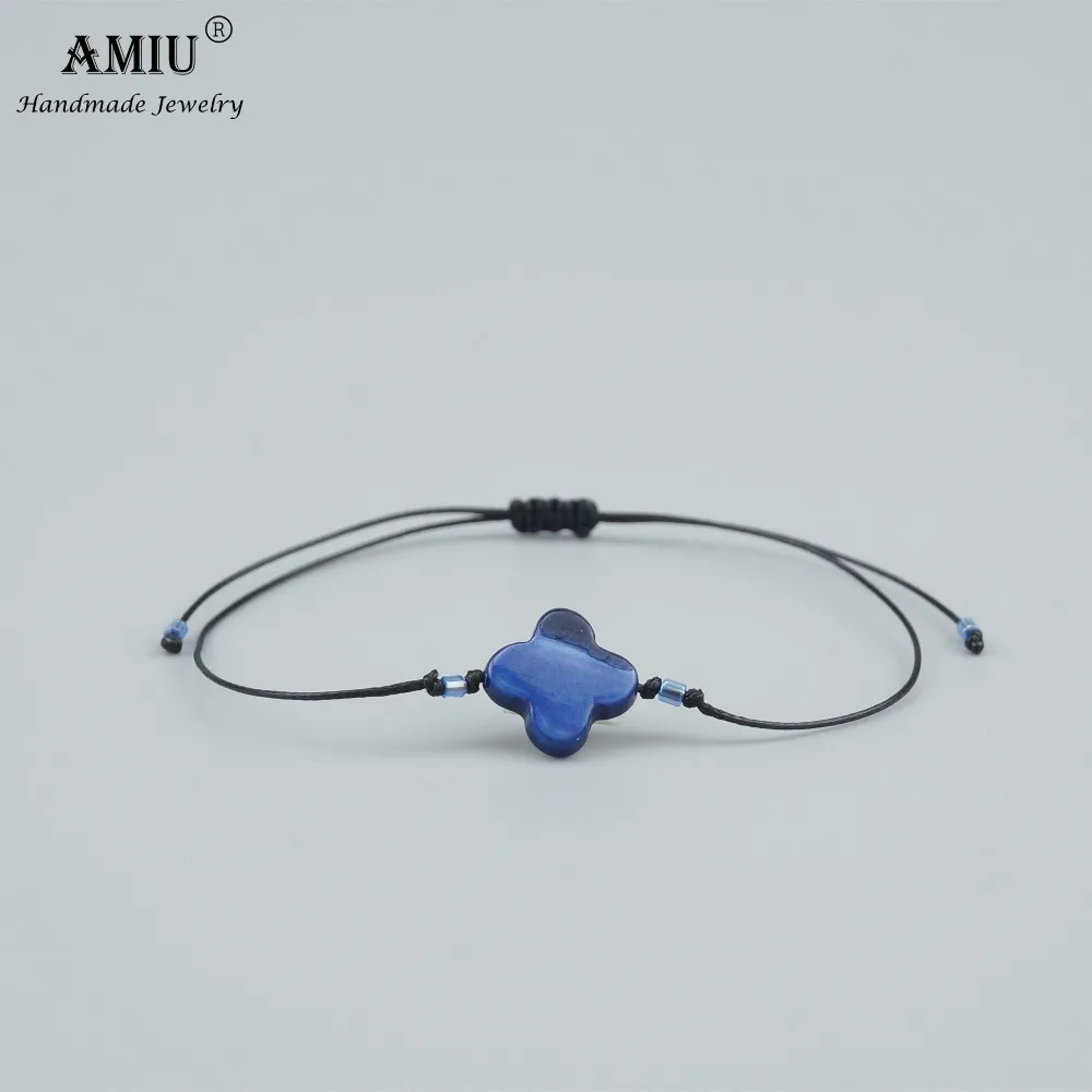 AMIU, 3 шт./лот, голубой сглаза, браслет, подарок на удачу, турецкий браслет, раковина, натуральный, должен, очаровательный браслет для женщин и мужчин
