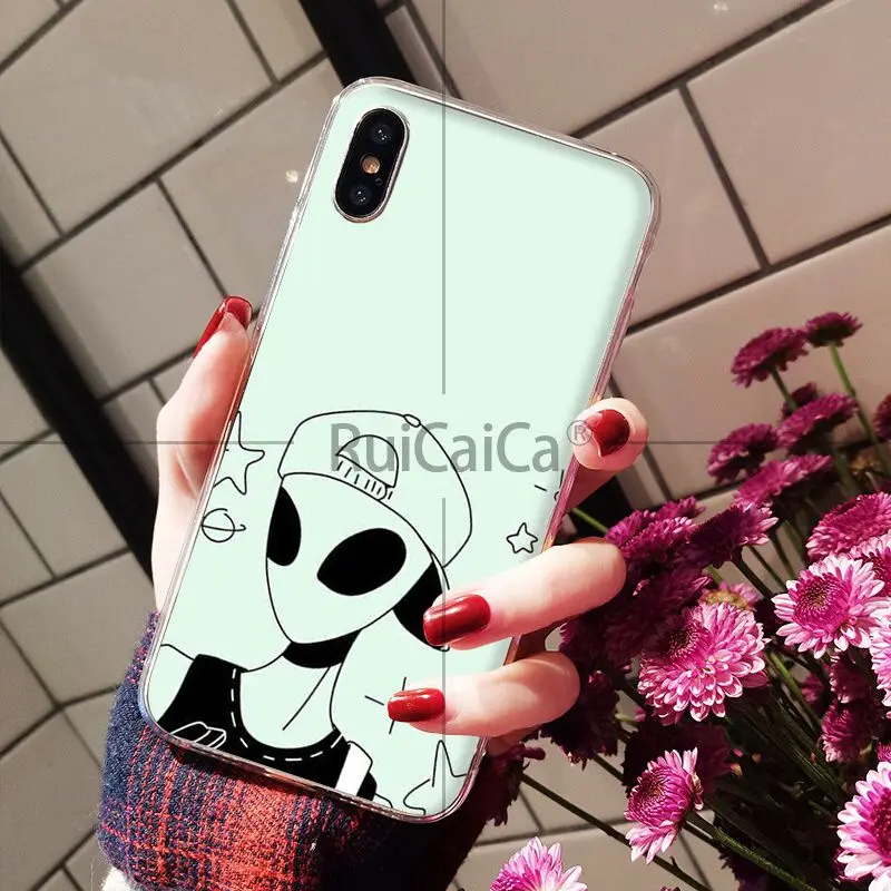 Stylish cartoon alien