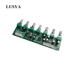 Lusya 6 way 5,1 Предварительный усилитель независимая громкость каналов + бас-частота Регулируемый усилитель DC 12-24 V T0114