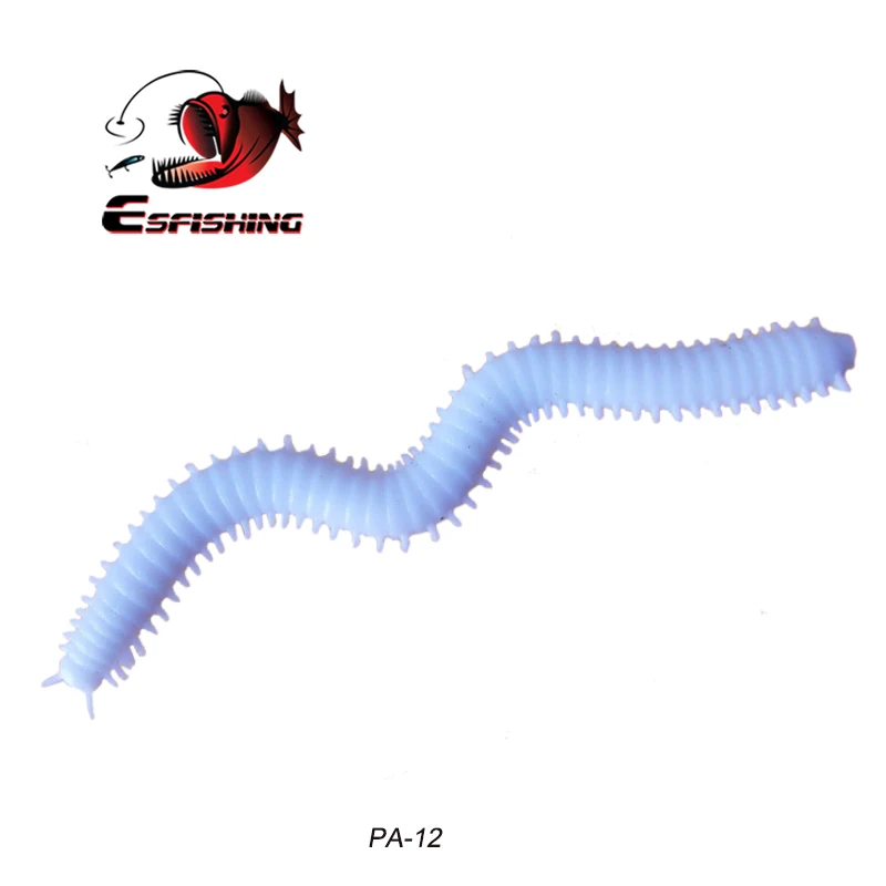 Esfishing рыболовные приманки червь приманки песчаник 75 мм 10 шт. искусственная наживка, Спиннербейт Снасти Качественные приманки PVA Рыбалка Pesca - Цвет: PA12