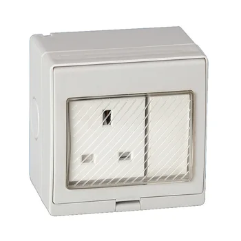 

The British standard waterproof IP55 power outlet with an English standard 13A splash socket with a switch