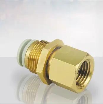 

tube size 10mm-1/4 PT thread KQ2E bulkhead straight male tube fittings