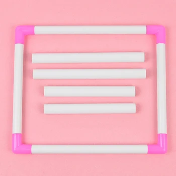 

Sewing Tools DIY Tools Handhold Square Shape Plastic Frame DIY Embroidery Hoop Cross Stitch Craft Tool Sewing Craft Accessories