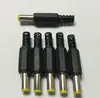 Free shipping  5.5mm x 2.5mm DC Power Plugs Male Barrel Connectors Black 10pcs ► Photo 2/2