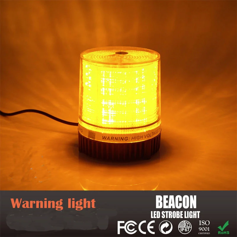 castaleca 1Pcs DC12V LED Amber Car Truck Rotating Revolving Magnetic Base Emergency Flash Strobe Light Beacon warning Roof lamp castaleca 1Pcs DC12V LED Amber Car Truck Rotating Revolving Magnetic Base Emergency Flash Strobe Light Beacon warning Roof lamp