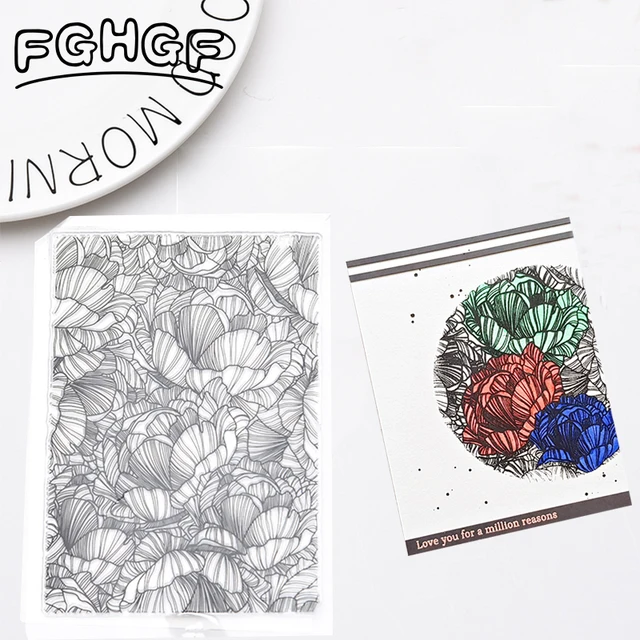 aliexpress com buy flowers transparent clear rubber stamp silicone stamp sheet album