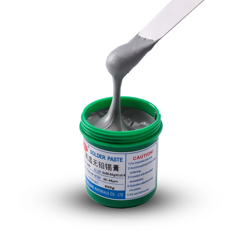 high quality SD-528 low temperature SMT Lead-free SMT Solder Paste 500g Sn42Bi58 high quality solder tin paste Free shipping