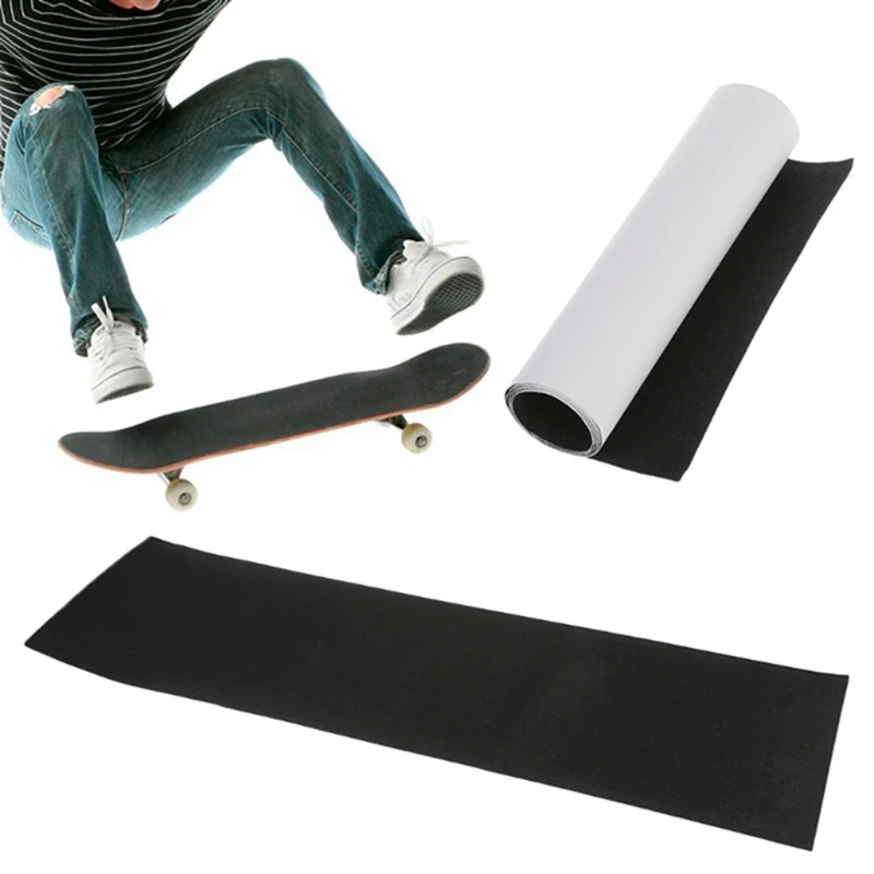 Professional черный скейтборд наждачная бумага сцепление клейкие ленты для катание доска Longboarding 83*23 см