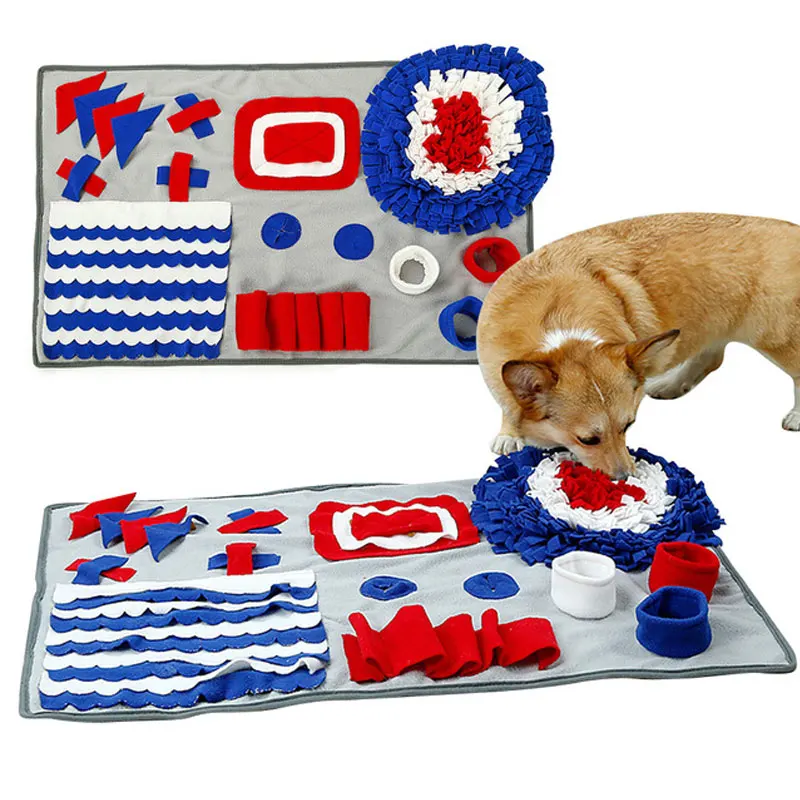 New Interactive Pet Dog Training Blanket Dog Snuffle Mat Slow Feeding