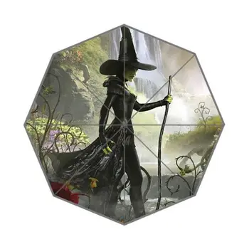 

Custom New Wicked Witch Of The West Foldable Umbrella Universal Rain Umbrella