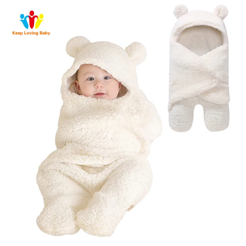 

Baby Sleeping Bag Newborn Velvet Cotton Toddler Sleeping Bags Infant Swaddle Wrap Blanket baby room sleepsack