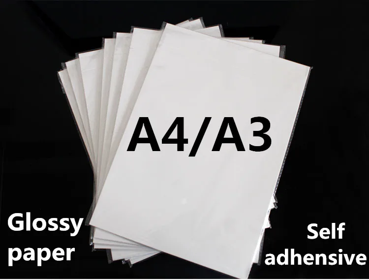 A4 A3 Good Price For Pvc Self Adhesive Vinyl Film Sticker Blank Label Sheets With Glossy Surface Aliexpress
