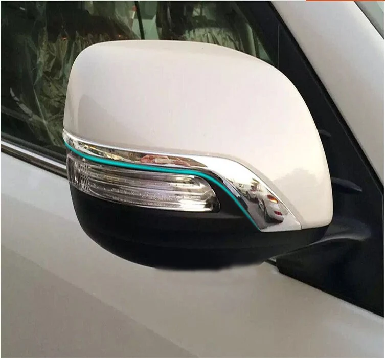 

ABS Chrome Rear View Side Mirror Cover Trims For Toyota Land Cruiser 200 FJ200 2010-2016
