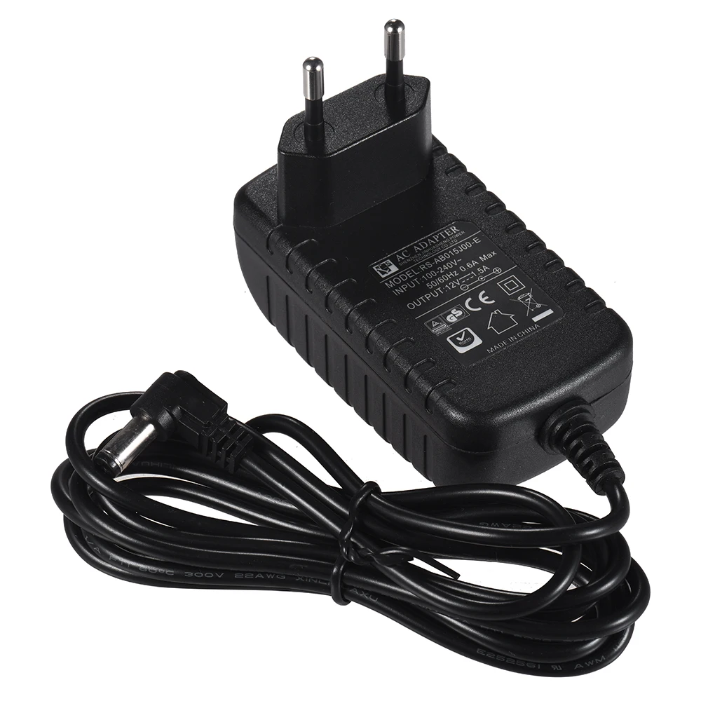 12V 1.5A AC Видео огни адаптер питания для Viltrox L116T L116B L132T L132B VL 162T светодиодный видео