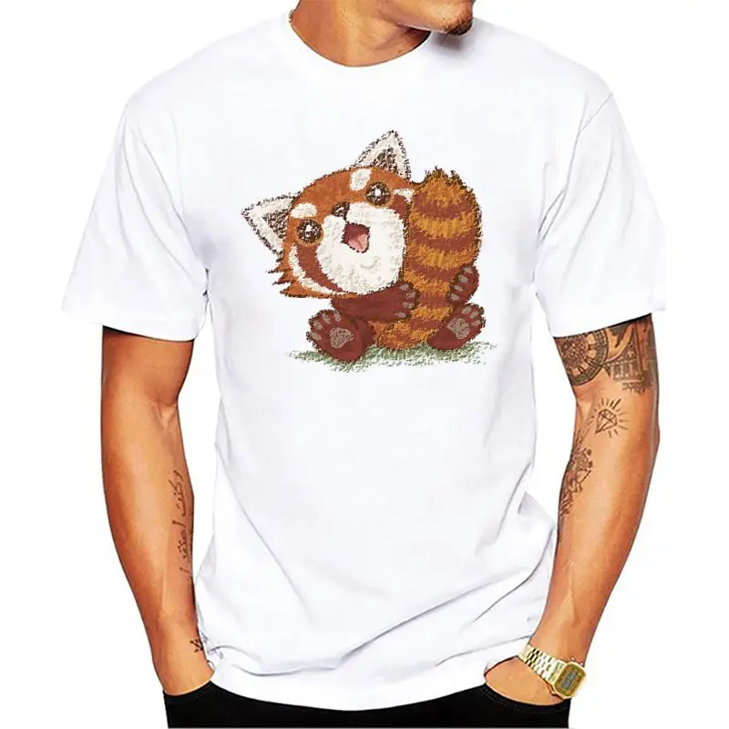 Red panda 2018 New Arrival Summer Style Men Short Sleeve Shirt Male Cotton Casual T Shirts Boys | Мужская одежда