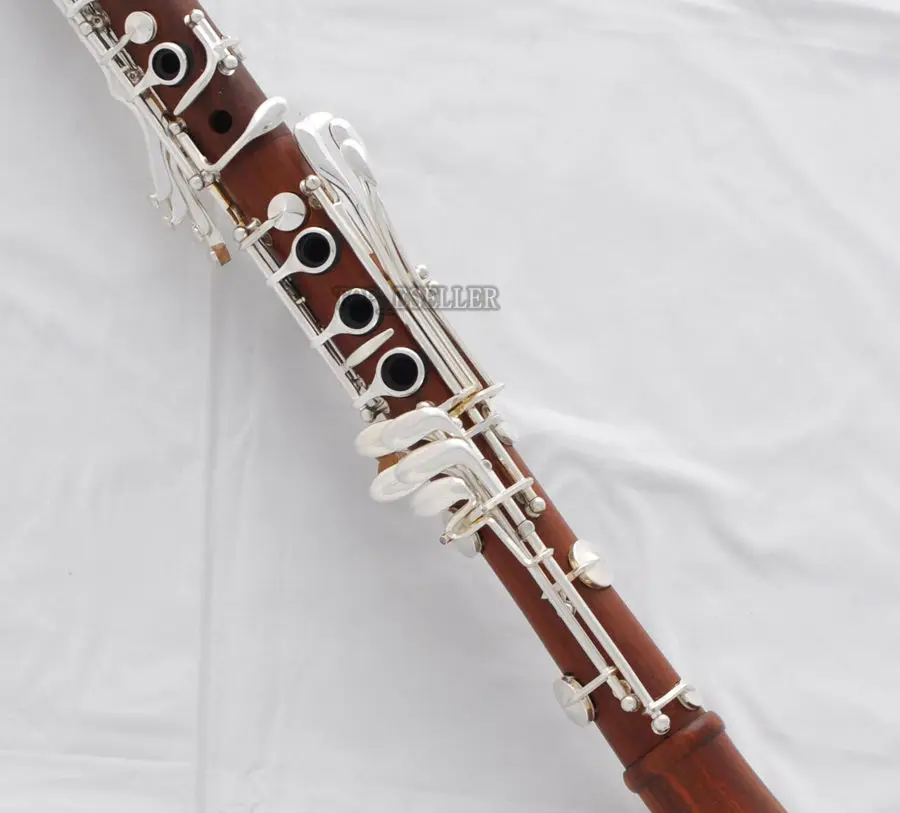 Профессиональная Grenadilla из розового дерева кларнет серебро 19 ключ стрелы системы с чехлом