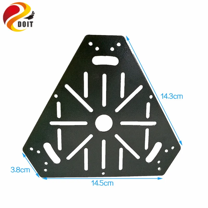 Doit высокой твердостью Сталь Панель бак Рамки шасси металлическая пластина шасси Robotic автомобиль удаленного платформы 16*14 см DIY игрушка