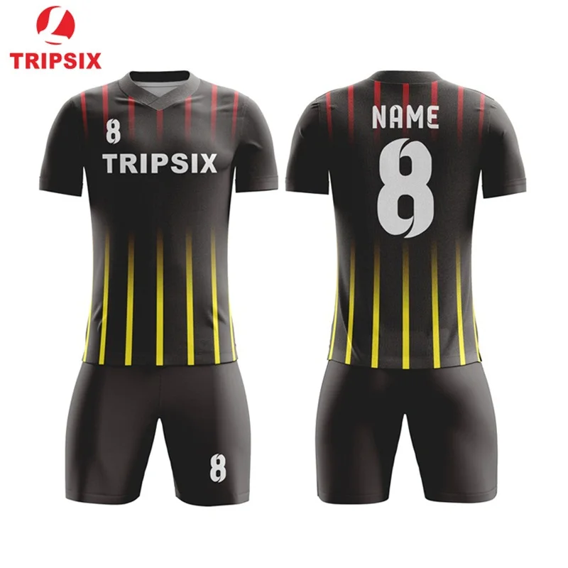 New Design Color Gradients Mens Soccer Jersey Customize Logo Name Sublimation 100% Polyester Soccer Training Uniforms