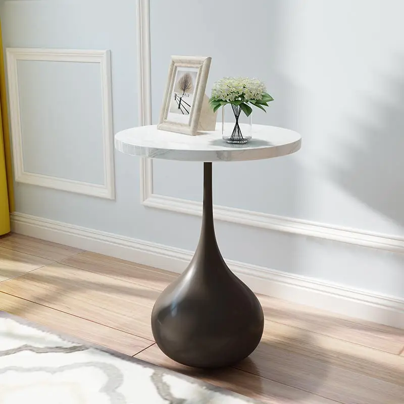 Retro small round several small round table painted American country Coffee Table Furniture Side Table Metal Table