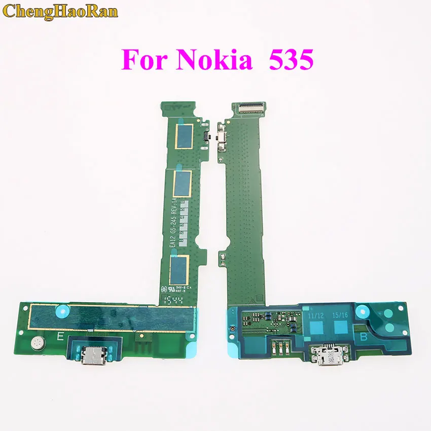 

ChengHaoRan Micro Dock Plug Conector Board USB Charging Port Flex Cable For Nokia Microsoft Lumia 535 Replacement Parts