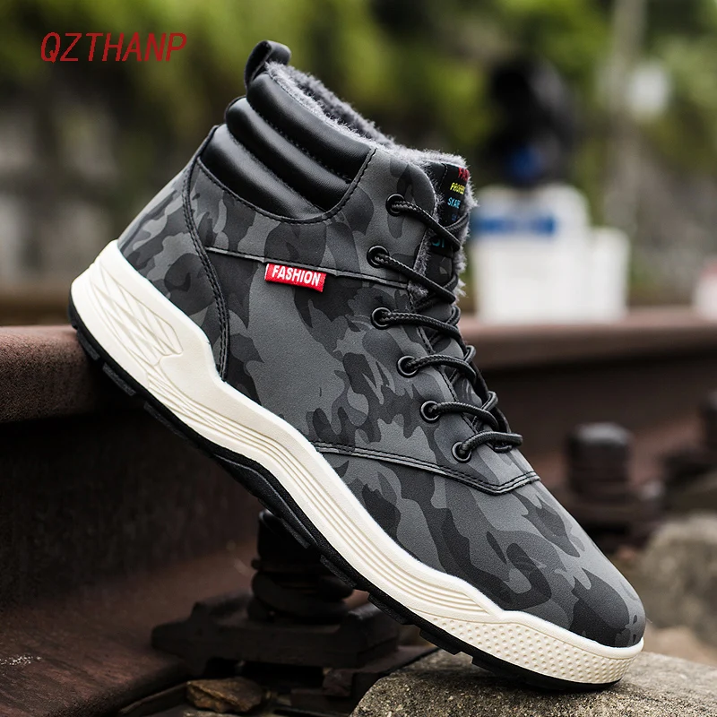 

Plus Size Men Boots Warm Casual Shoes Comfortable Winter Boots Male Tenis Adult Krasovki Safety Shoes Botas Zapatos De Hombre