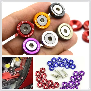 

Car screw engine license plate frame decoration for Toyota FJ Cruiser RAV4 CROWN REIZ PRIUS COROLLA VIOS LAND CRUISER PRADO