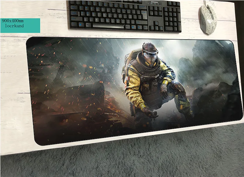 rainbow six siege mouse pad 900x400x2mm mats big Computer