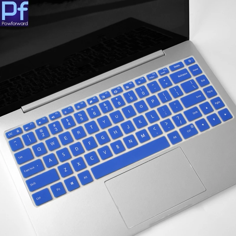 Для Xiaomi Mi Тетрадь Pro 15 15,6 ''15,6 дюймов аксессуар силиконовая клавиатура для ноутбука крышка защитная пленка кожи протектор - Цвет: blue